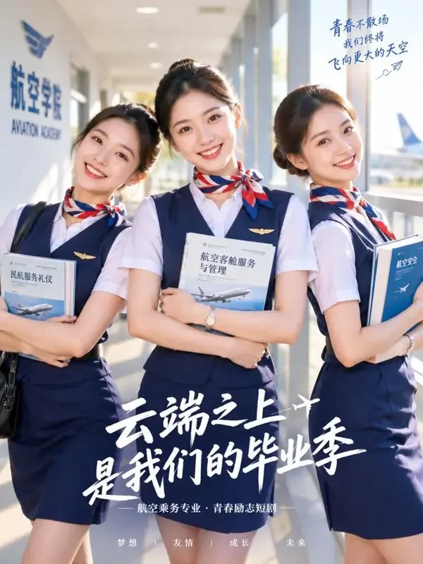 空乘学院的毕业季封面